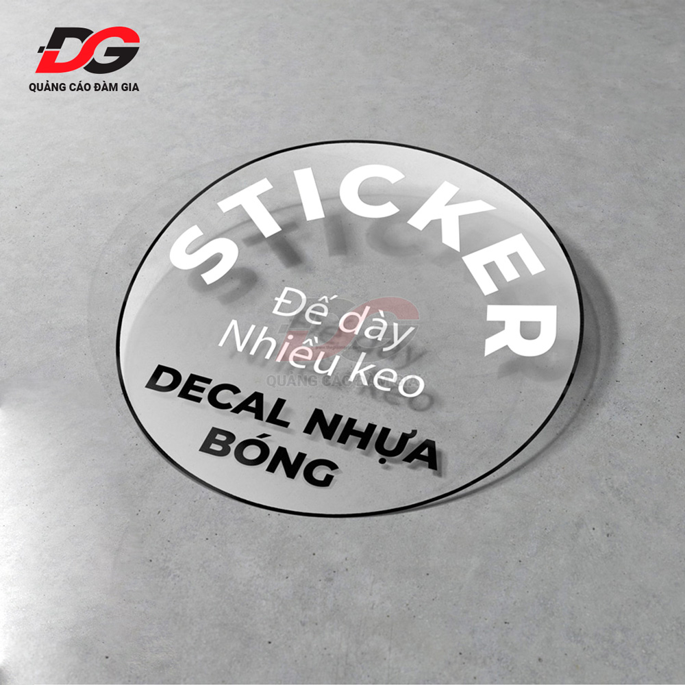 Tem Giấy, Nhựa, Decal