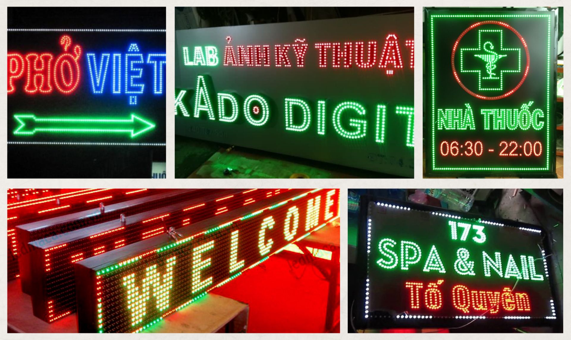 Bảng hiệu led vẫy