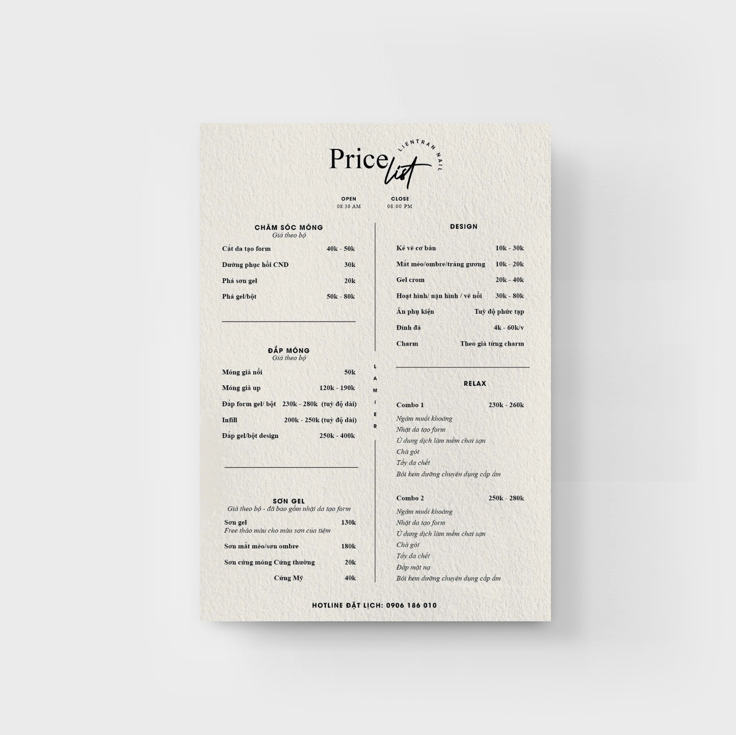 in-thuc-don-menu-nail