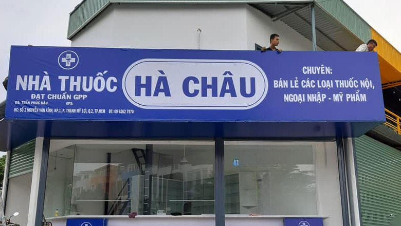 Kích thước và vị trí biển bảng nhà thuốc phù hợp mục đích sử dụng