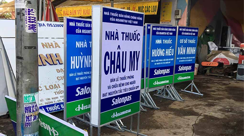 Biển bảng nhà thuốc cần đảm bảo về thiết kế, màu sắc, logo…
